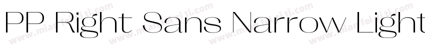 PP Right Sans Narrow Light字体转换